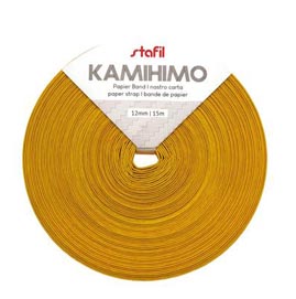 Kamihimo-Band 12mm / 15m gelb